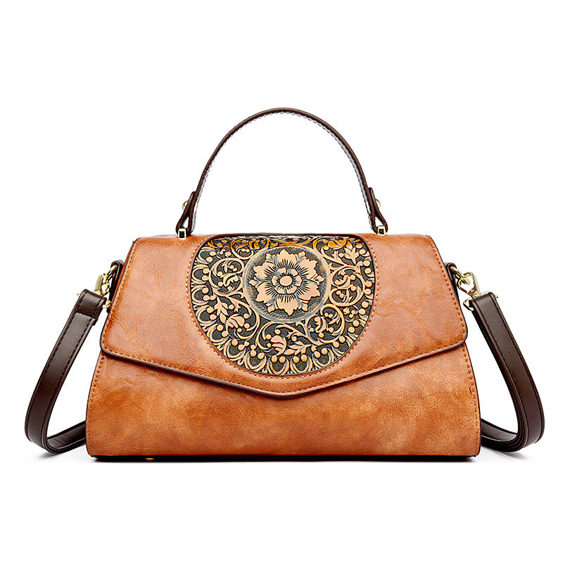 Trendy Women's Fashionable Mom Exquisite Embroidered Handbags