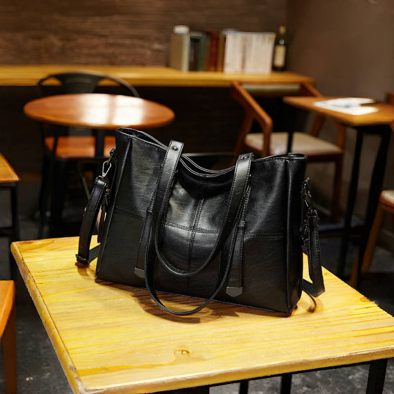 Women's Soft Leather Underarm Fashionable Large Capacity Women's Handbag