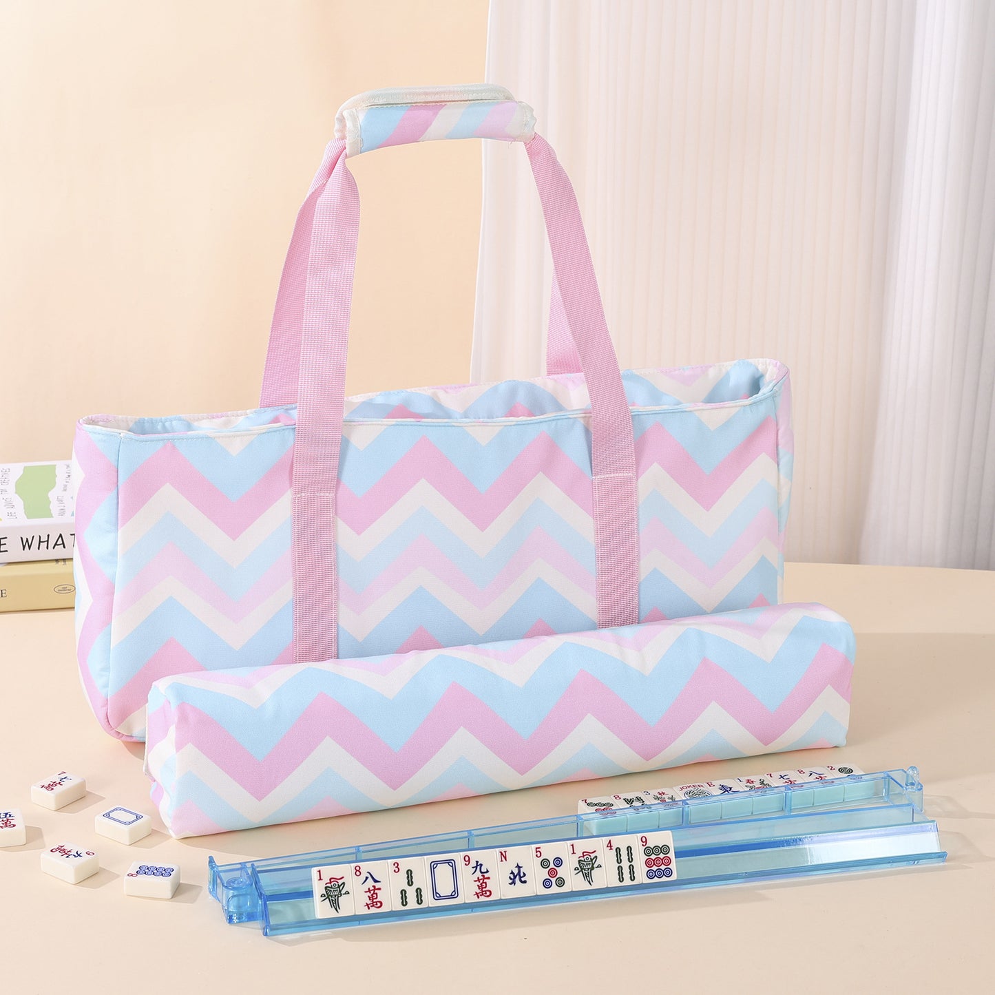 Multifunctional Portable Mahjong Set Large Capacity Storage High Bags