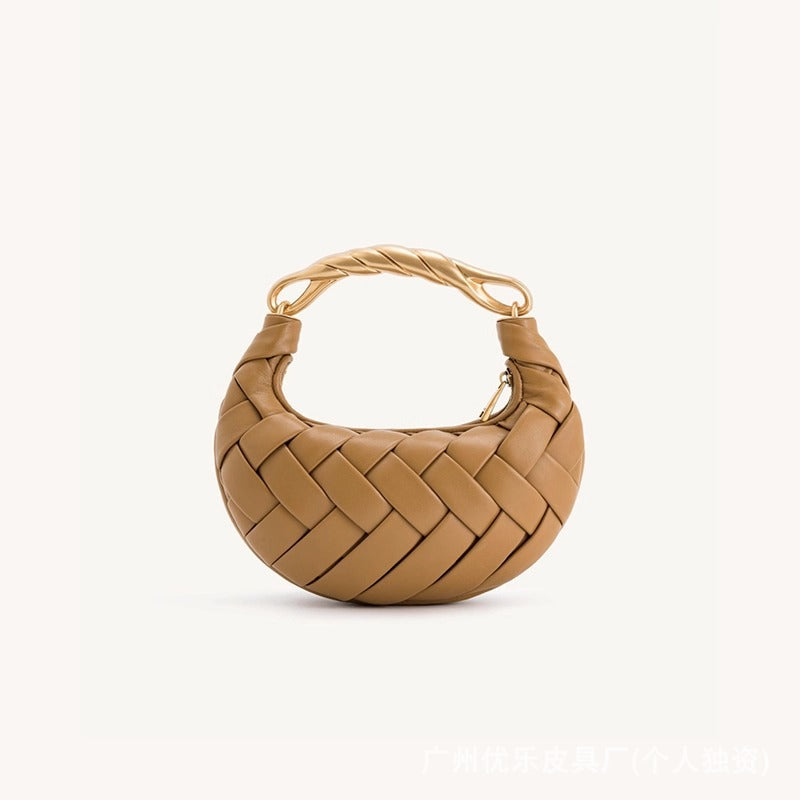 Women's Bird's Nest Woven High Sense Handbags