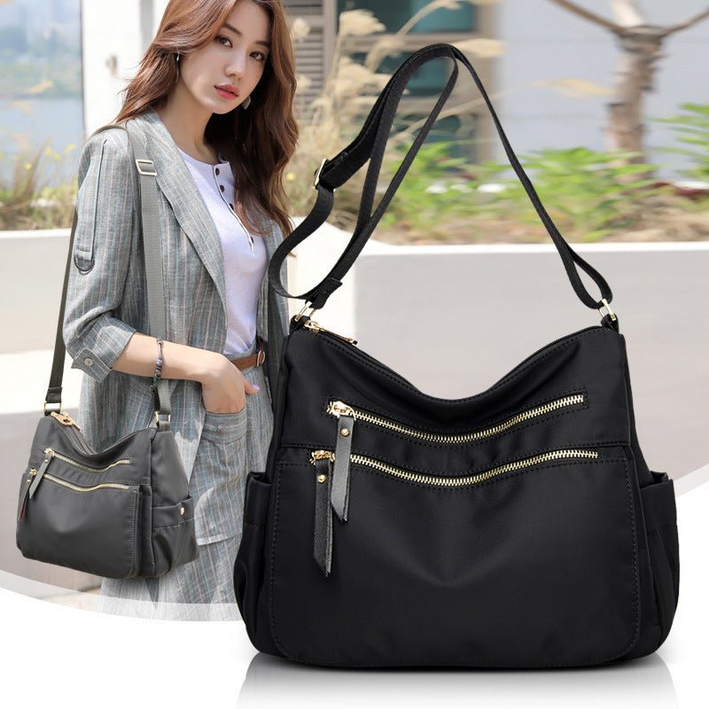 Women's Lightweight Waterproof Nylon Cloth Large Capacity Bags