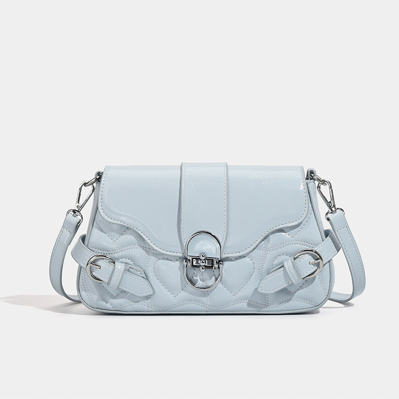 Women's Sweet Cute Hardware Flap Commuter Underarm Bag