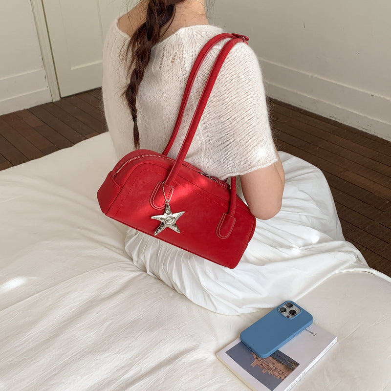 Style Western Female Large Capacity Commuting Simple Underarm Bag
