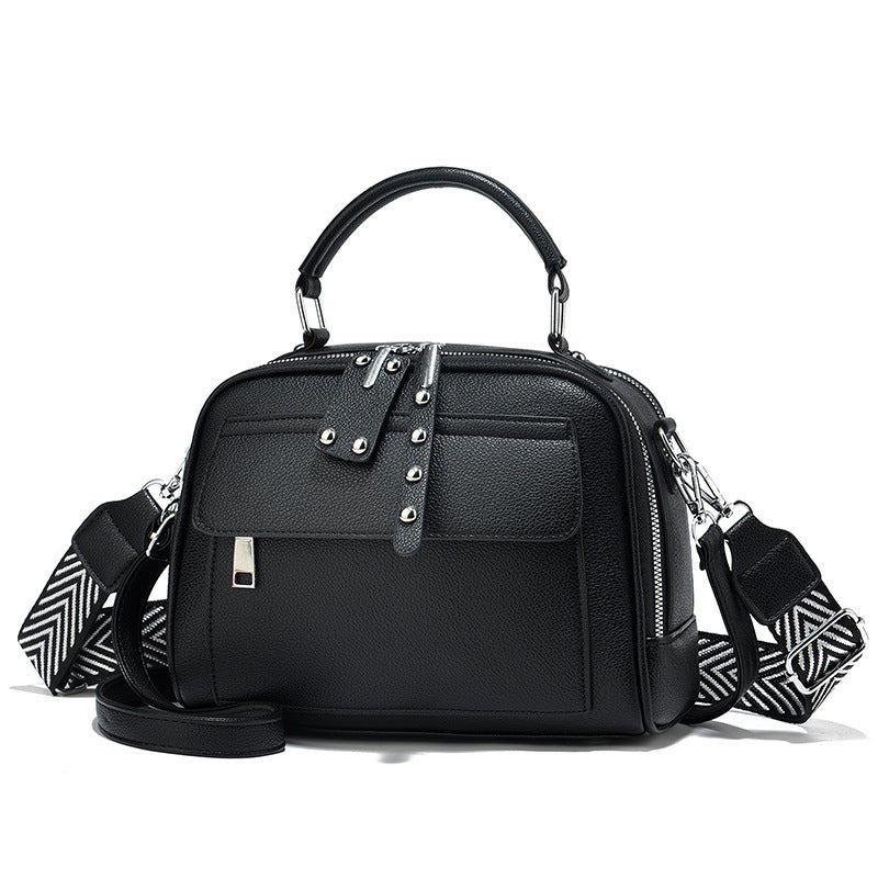Women's High-grade Pouch Soft Leather Pillow Large Women's Shoulder Bag
