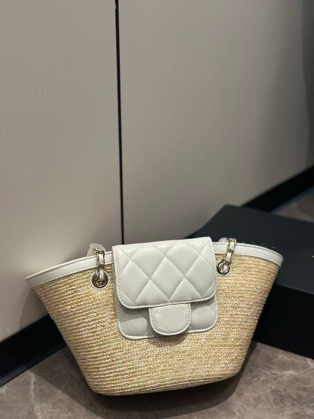 Summer Sheepskin Straw Portable Fashion Beach Bags
