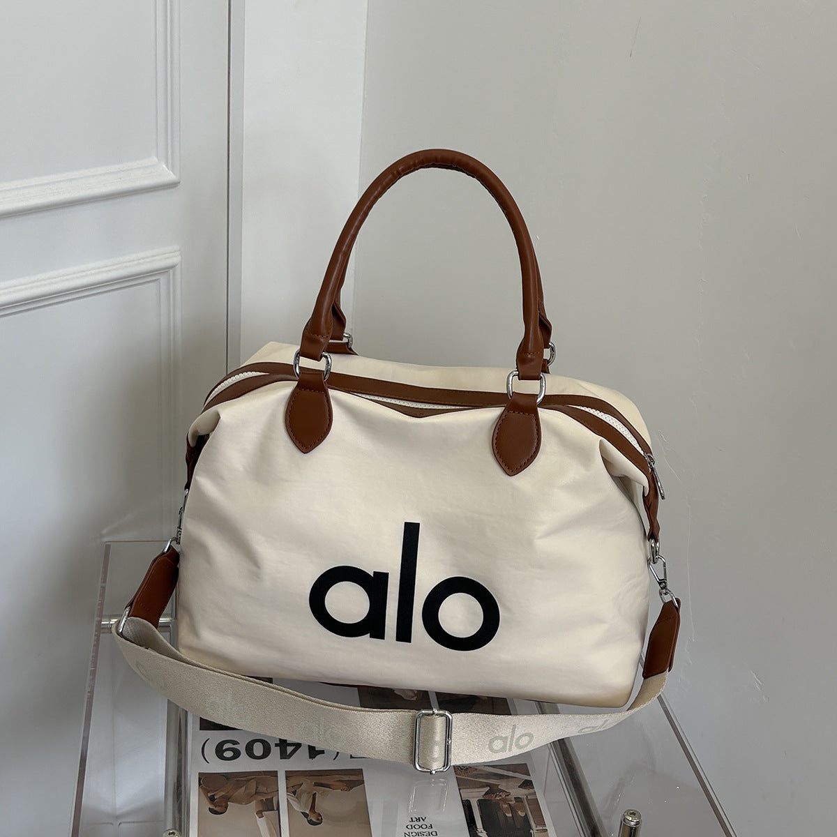 Women's Fashion Large Capacity Canvas Commuter Simple Handbags