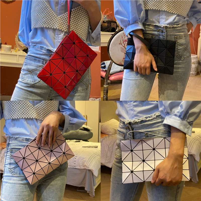 Geometric Rhombus Dinner Clutch Mobile Envelope Simple Women's Shoulder Bag