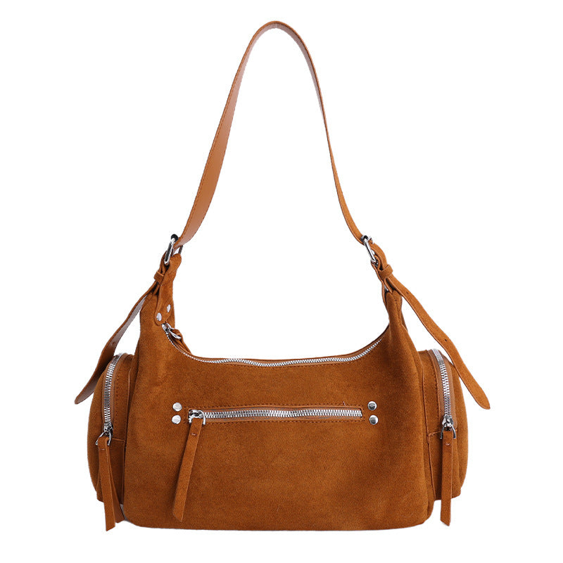 Retro Pocket Hot Motorcycle Sense Fashion Trend Tote Bag