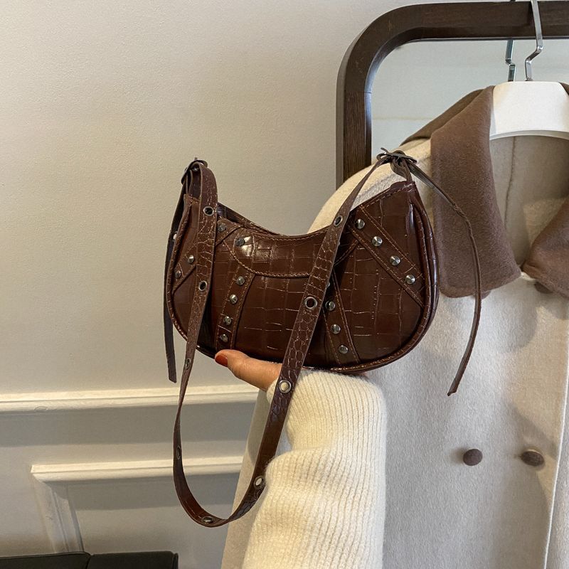 French Minority Design Underarm Dumpling Female Fashion Style Retro Bags