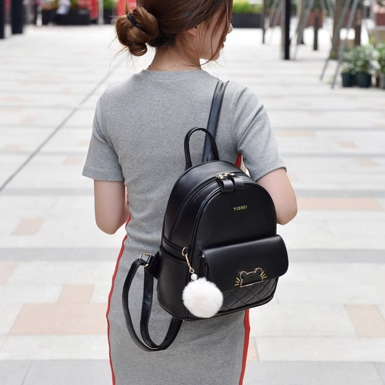 Durable Pretty Female Fashion Shopping Cartoon Leisure Backpack