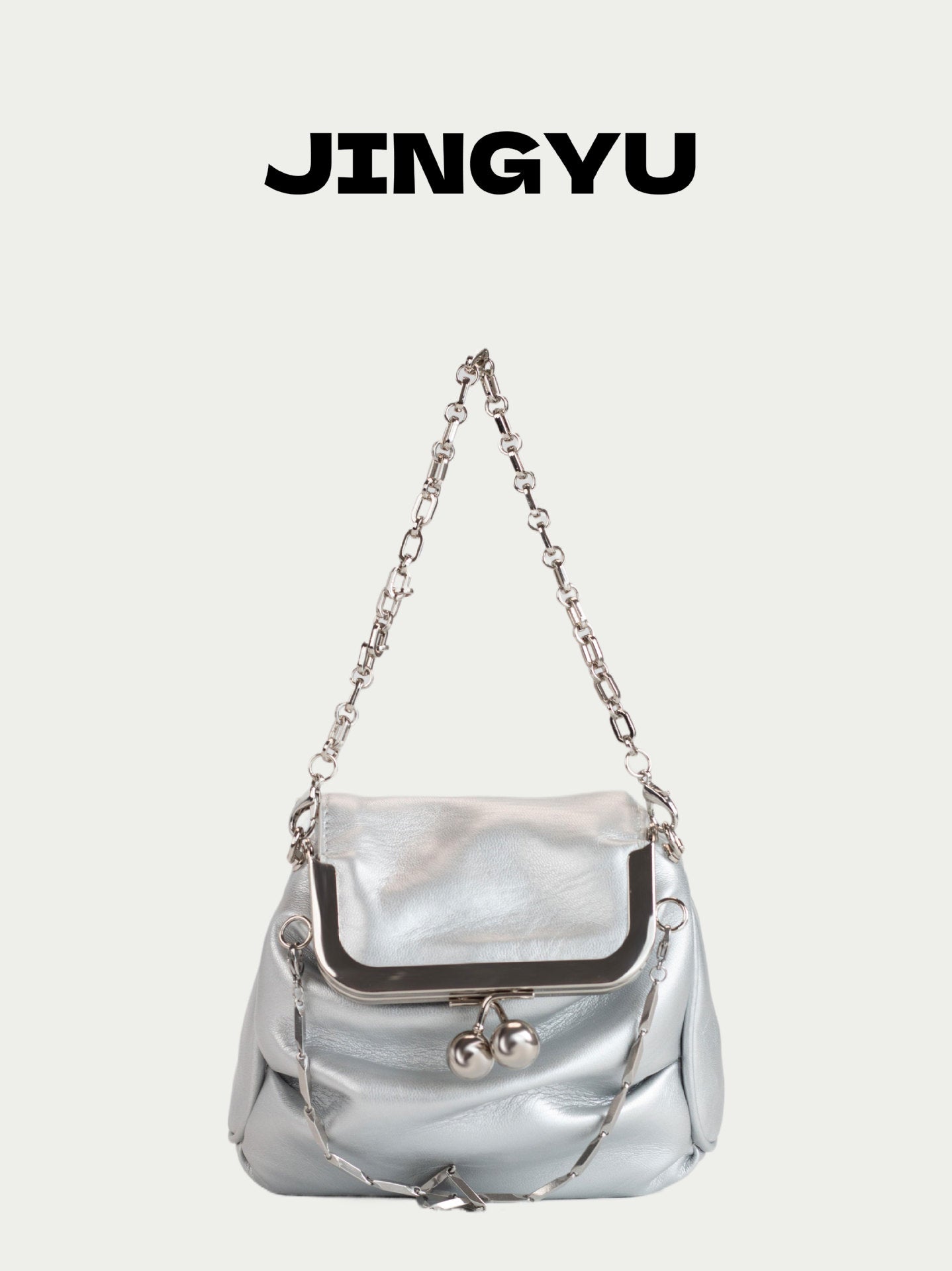 Women's Summer Sier Super Pop High-grade Chain Design Women's Shoulder Bag