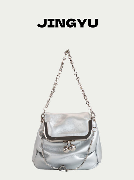 Women's Summer Sier Super Pop High-grade Chain Design Women's Shoulder Bag