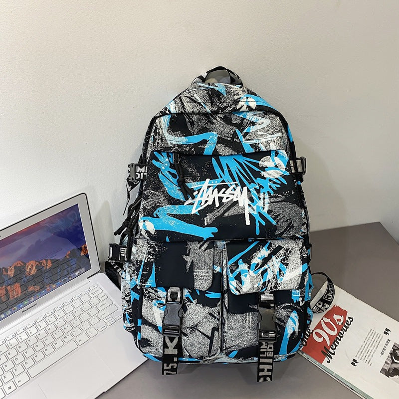 Women's & Men's Large Capacity Iti Trendy Computer Leisure Backpack