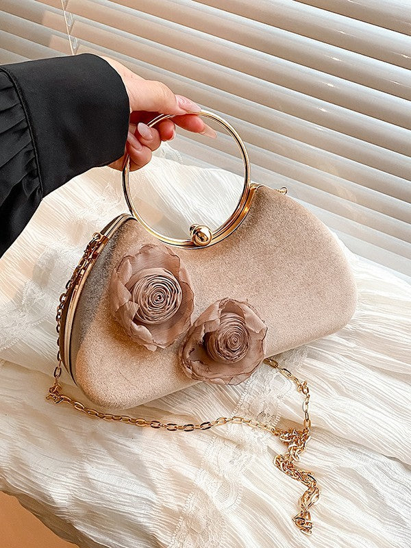 Luxury Dinner Retro Portable Box Advanced Women's Handbag