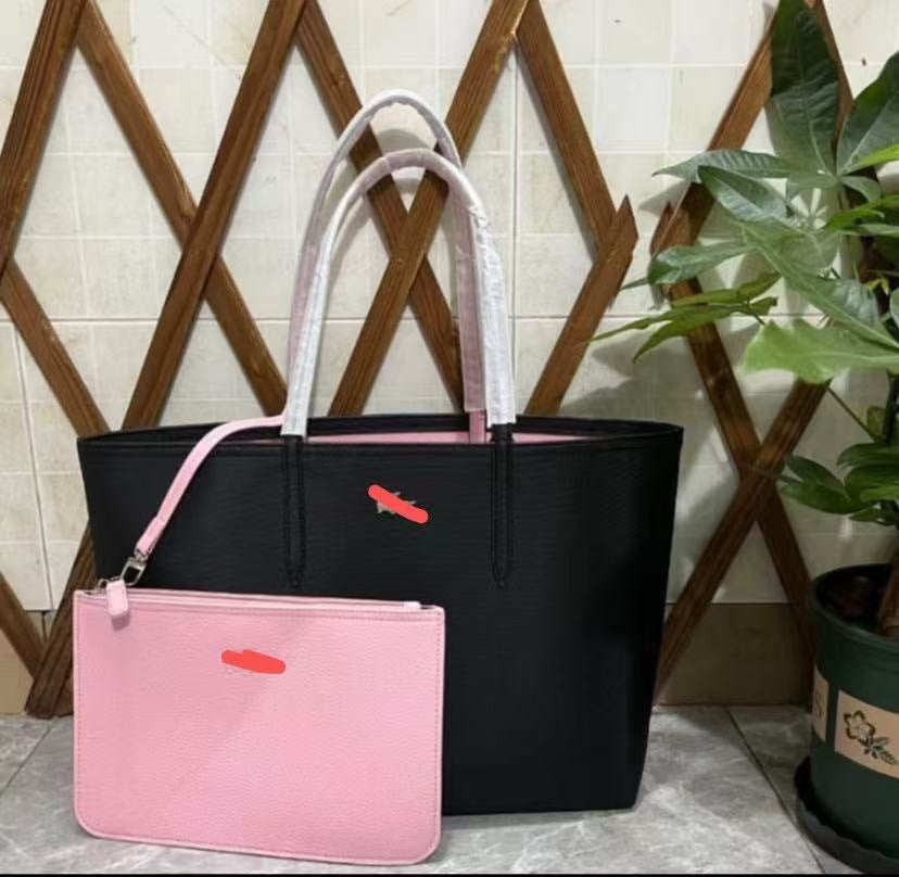 Women's Crocodile Double-sided Thickened Shopping Mother Portable Bags