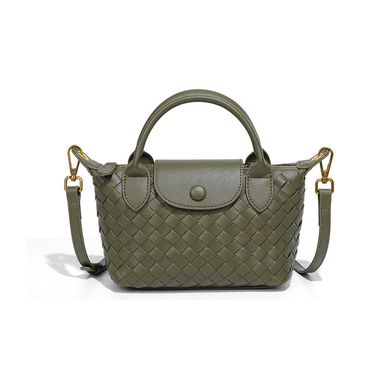 French Minority Design Hand-woven Dumpling Exquisite Underarm Bag