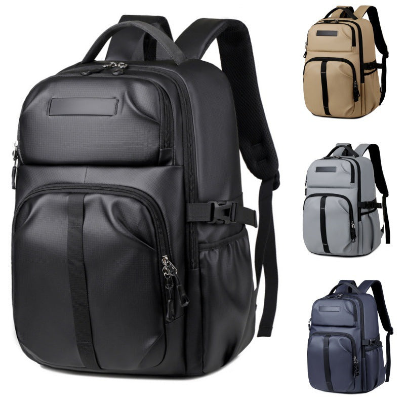 Men's Waterproof Derm Business Commute Computer Leisure Backpack