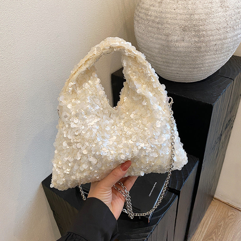 Women's Trendy Wild Elegant Sequins High-grade Handbags