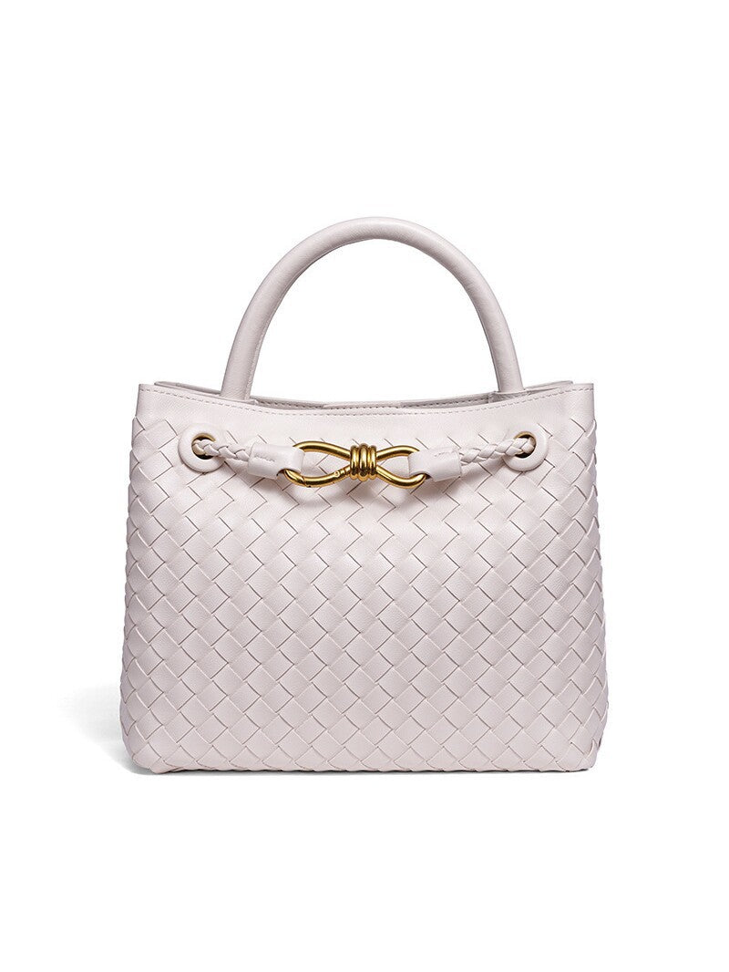 Women's Horizontal Versatile Bow Design String Clip Handbags