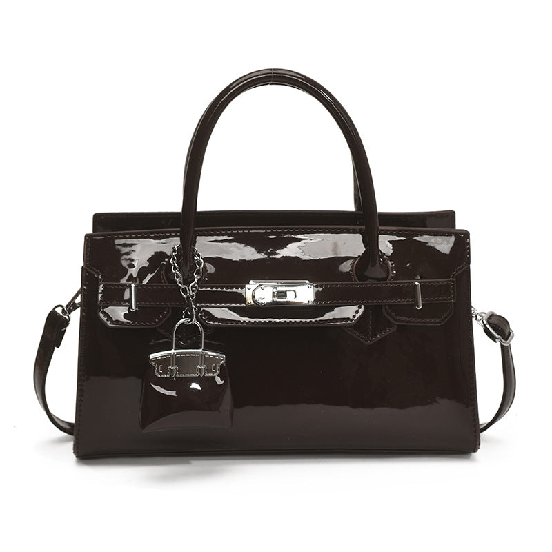 Women's Summer Fashion Lychee Pattern Temperament Mummy Women's Messenger Bag