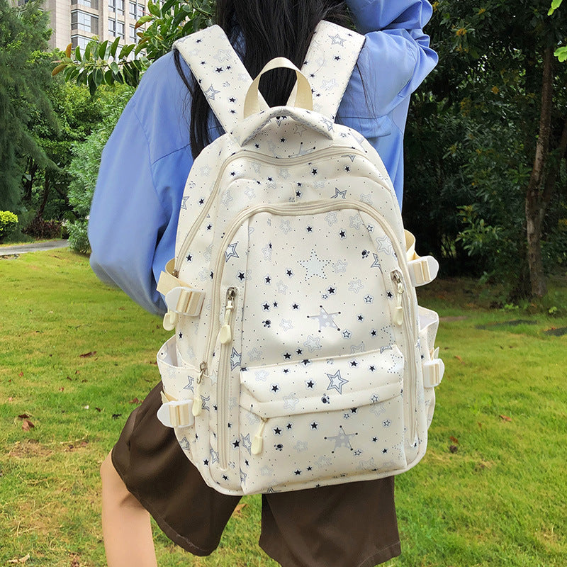 Korean Style Good-looking Early High College Simple Backpacks