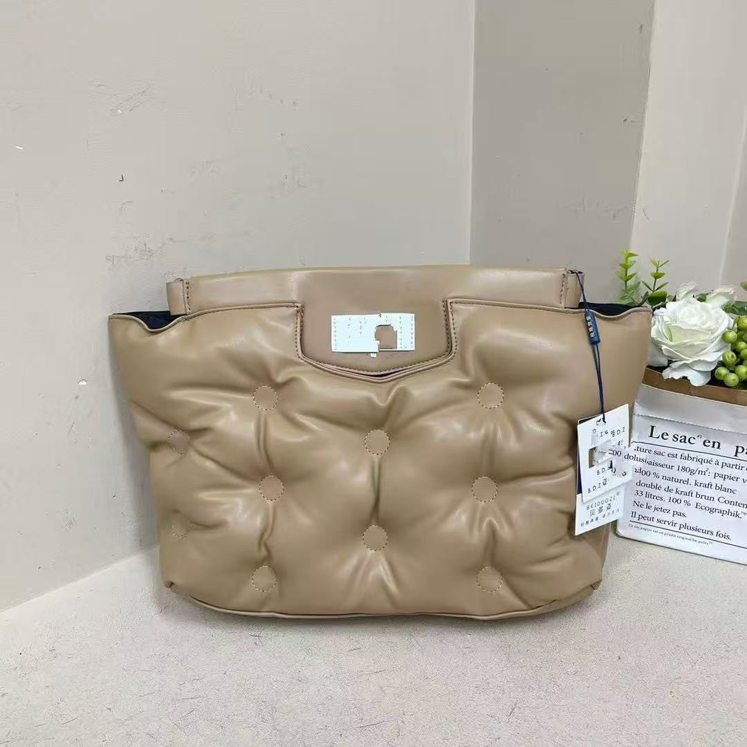 Women's Down Pillow Space Cotton Lazy Large Capacity Handbags