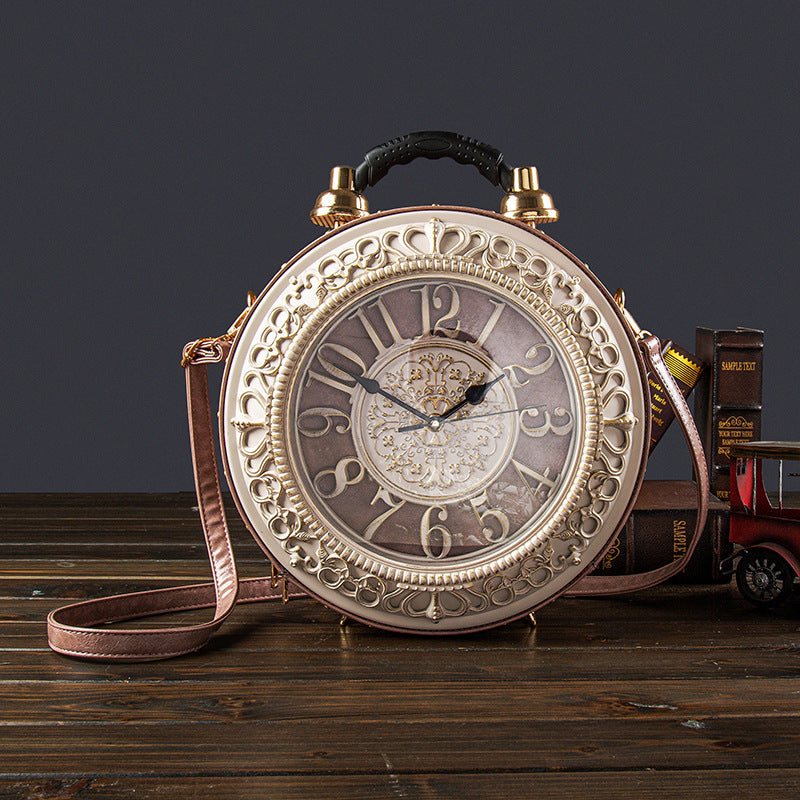 Style Fashionable Korean Elegant Creative Large Clock Watch Fashion Personalized Women's Messenger Bag