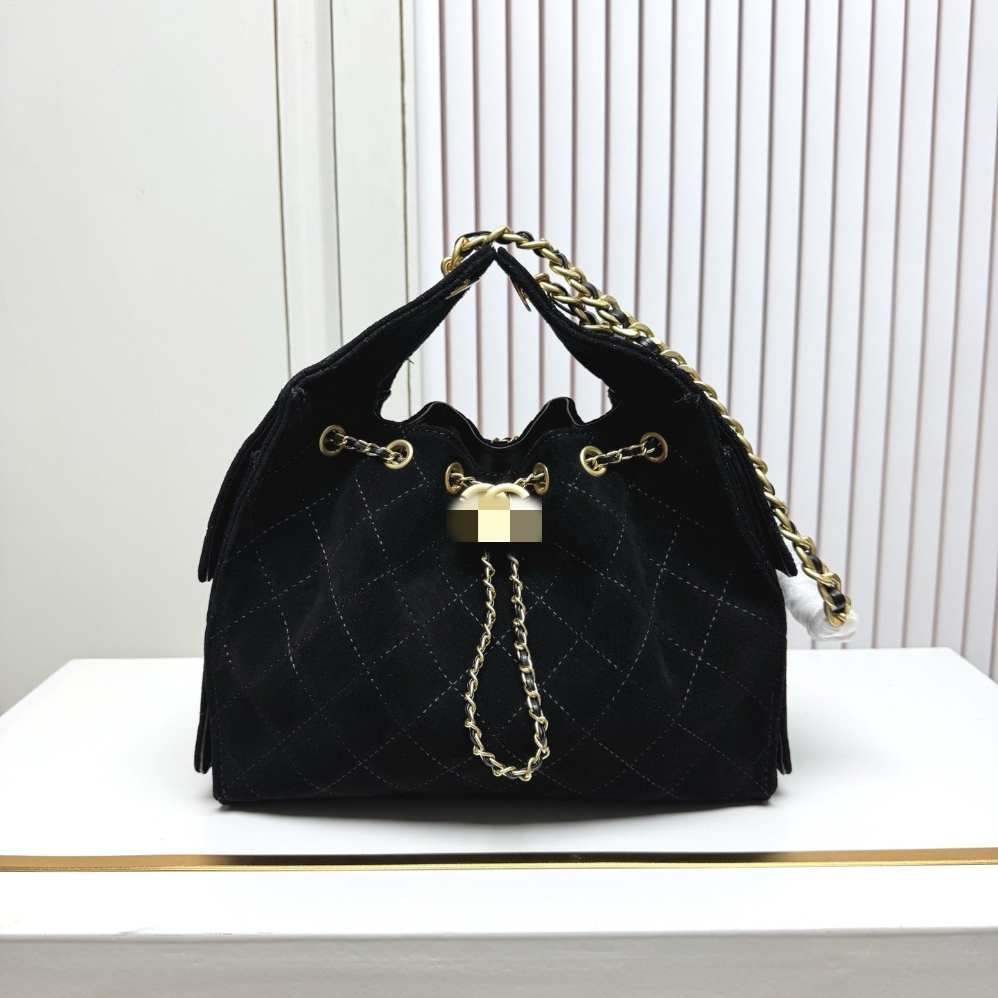 Women's Style Chain Commute Design Diamond Plaid Bags