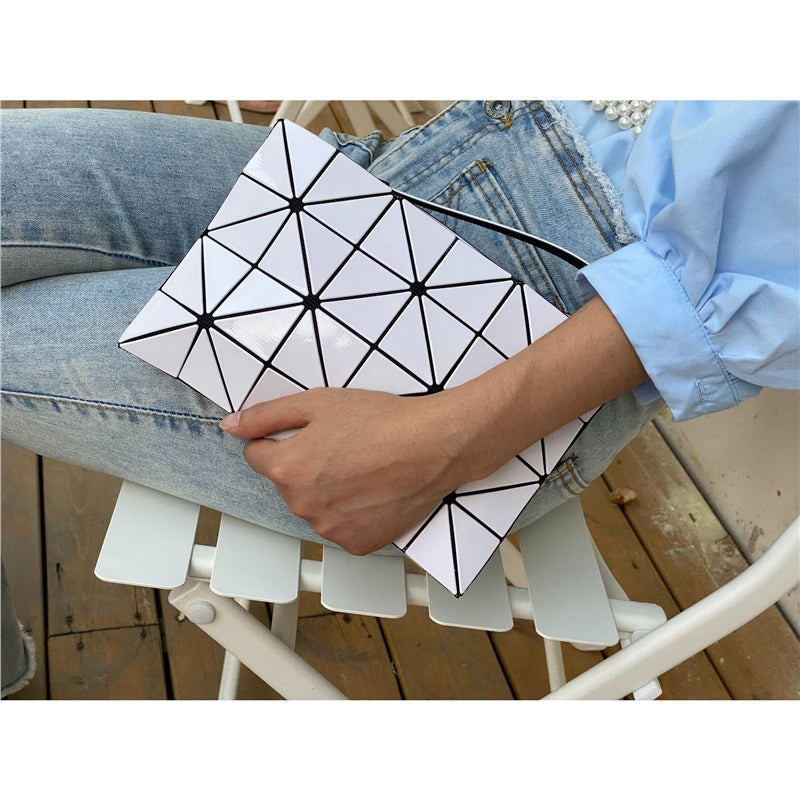 Geometric Rhombus Dinner Clutch Mobile Envelope Simple Women's Shoulder Bag