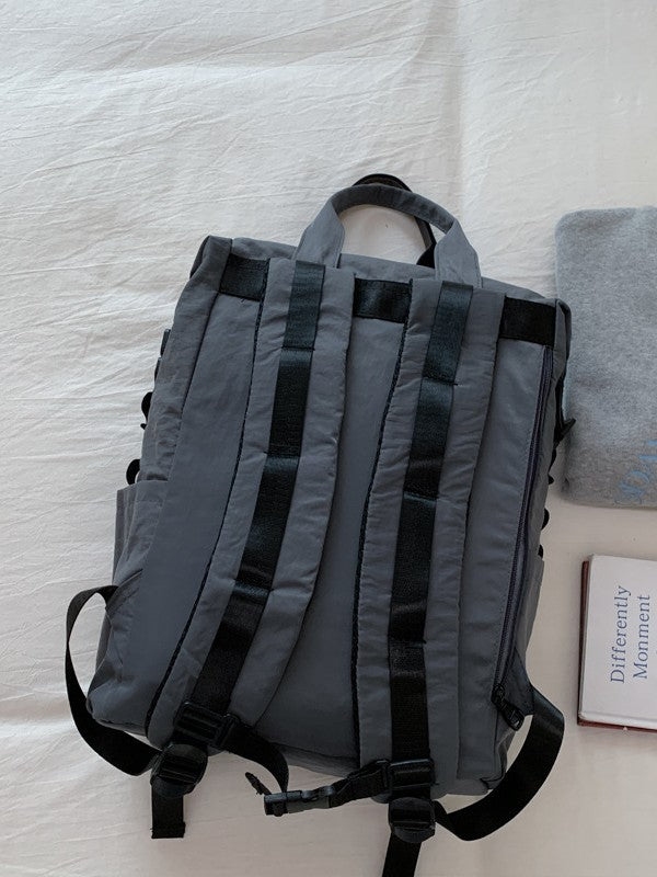 Women's Korean Style Good-looking Niche Contrast Color Atmosphere Lightweight Commuter Backpacks