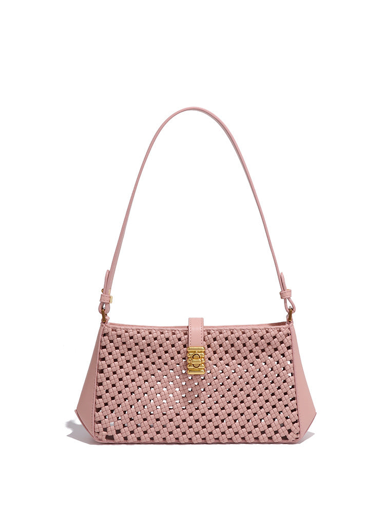 Women's Style Woven Windmill Knot Underarm Hollow Out Women's Handbag
