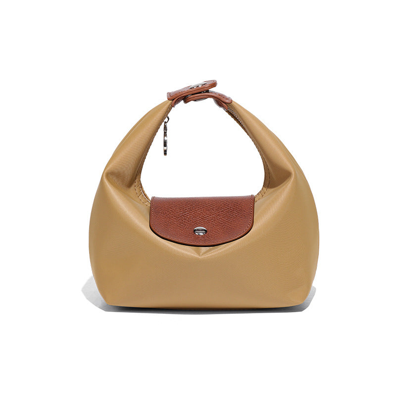 French Style Nylon Hand Carrying Lunch Box Waterproof Scratch Resistant Women's Handbag