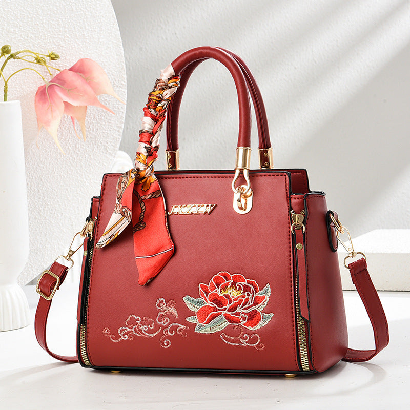 Women's Chinese Style Embroidery Mother's Large Capacity Women's Handbag