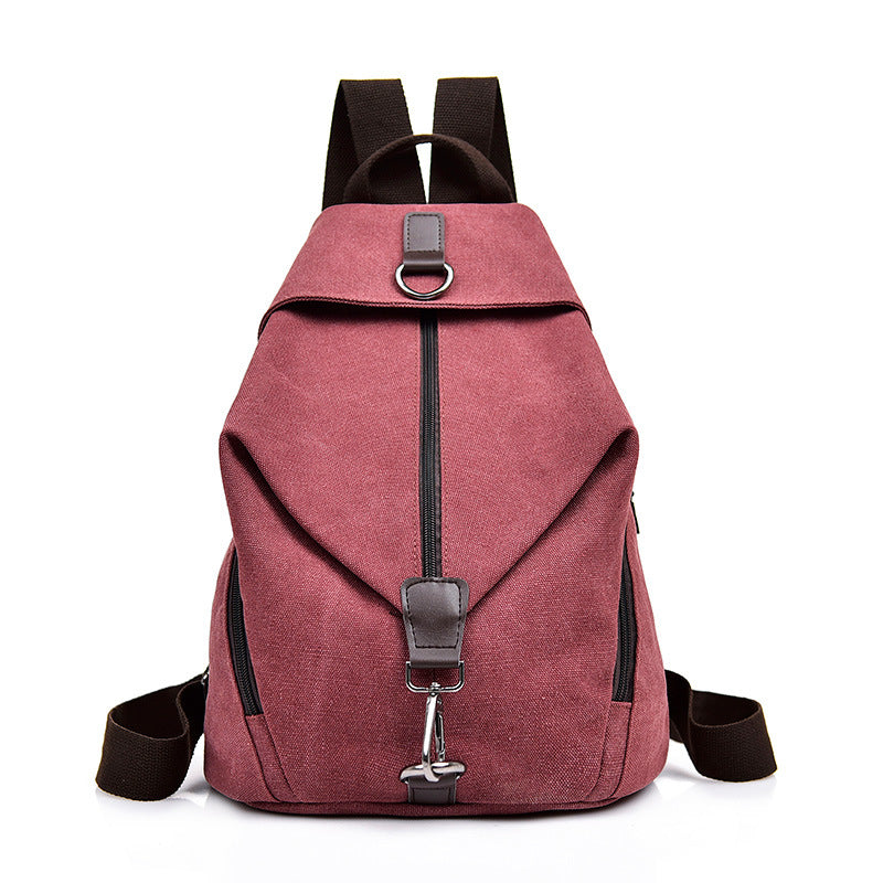 Women's Canvas Fashion Korean Style Large Capacity Women's Backpack