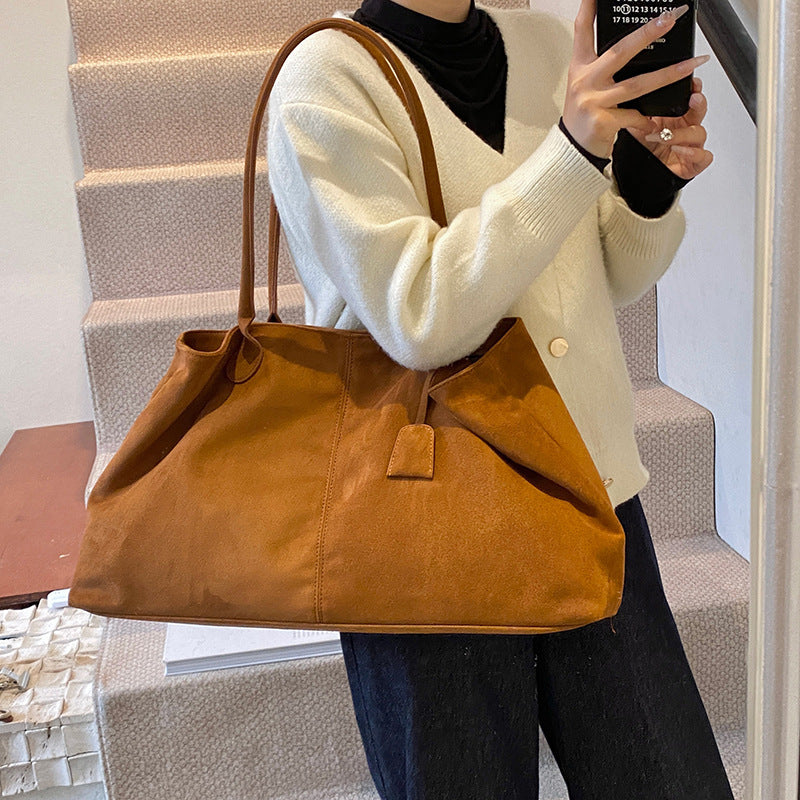 Attractive Fashionable Suede Design Underarm Lazy Women's Shoulder Bag