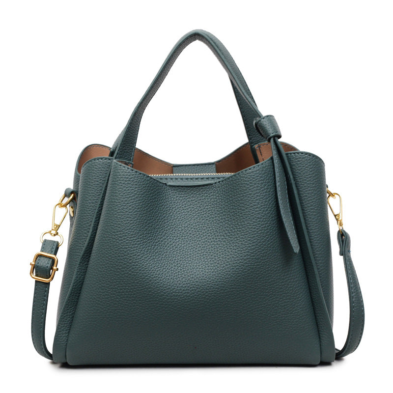 Women's Spring Simple Advanced Texture Trendy Large Capacity Commuter Shoulder Bags