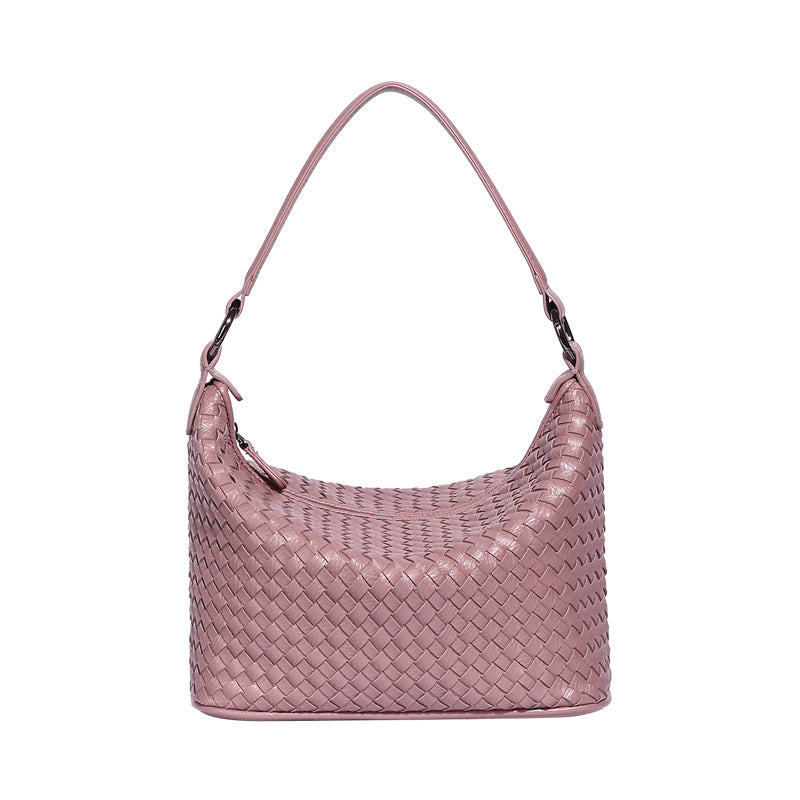 Women's Handmade Woven Korean Style Portable Vegetable Women's Shoulder Bag