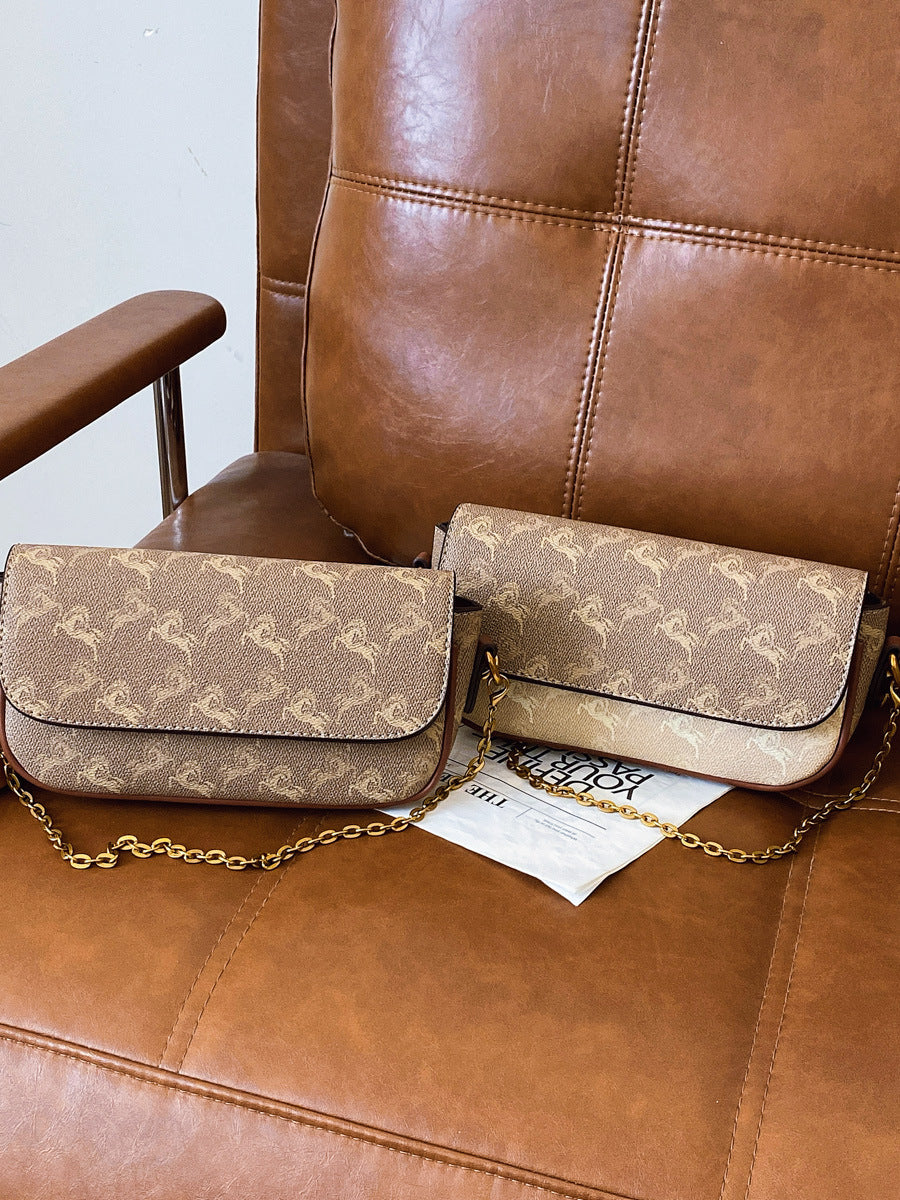 Women's Advanced Texture Trendy Home Underarm Chain Women's Messenger Bag