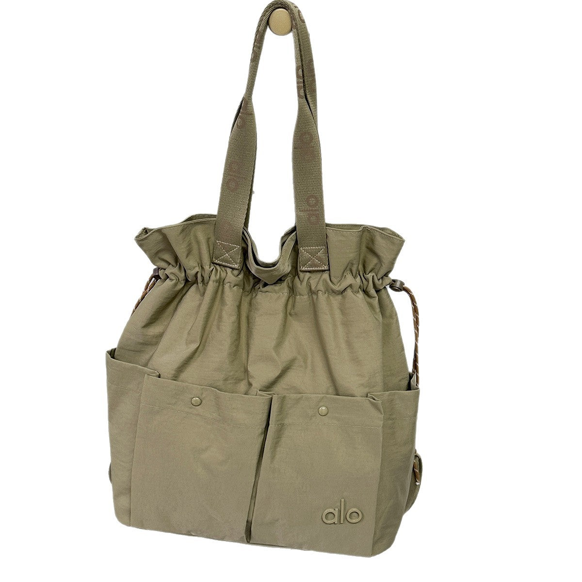 Women's Drawstring Cloud Nylon Large Capacity Fashion Backpacks