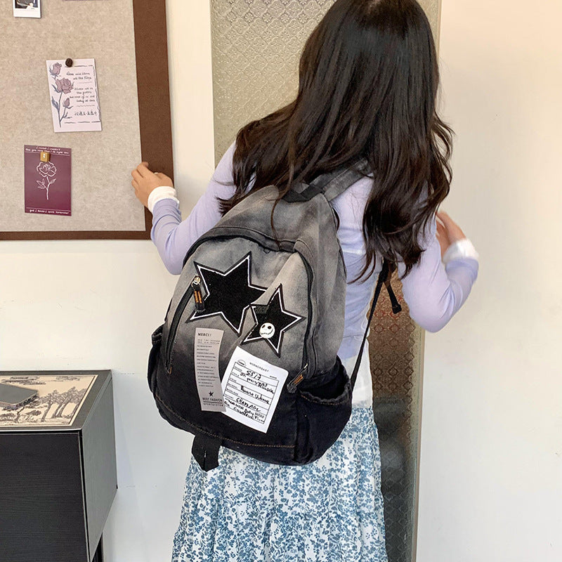 Color Matching Soft Ruffle Material Waterproof Bags