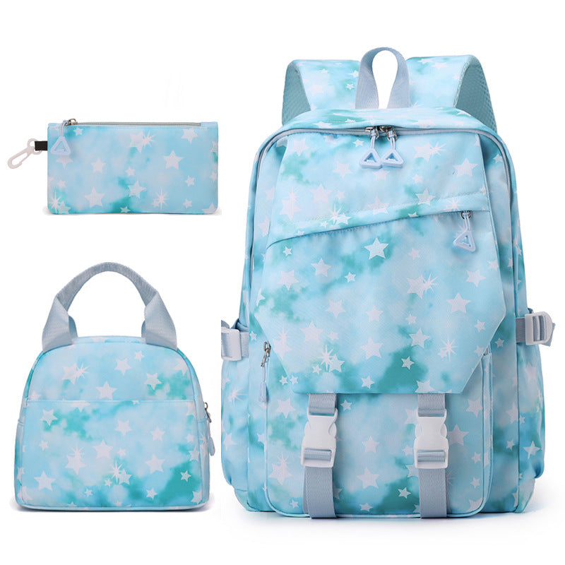 Gradient Color Fashion Lunch Pencil Early Women's Backpack