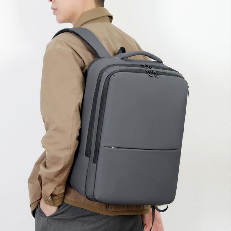 Men's Derm Waterproof Business Trip Commuter Computer Leisure Backpack