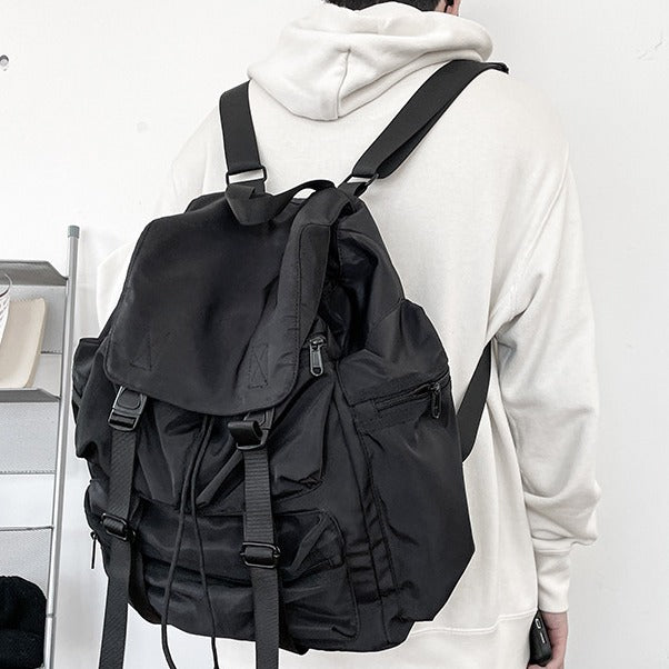 Women's & Men's Large Capacity Simple Trendy Lightweight High-grade Leisure Backpack