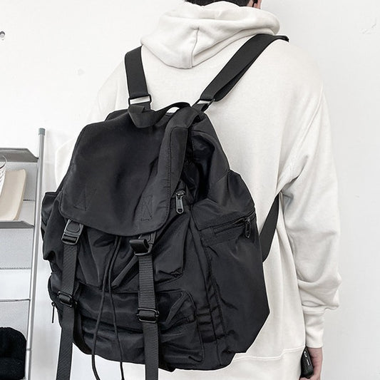 Women's & Men's Large Capacity Simple Trendy Lightweight High-grade Leisure Backpack