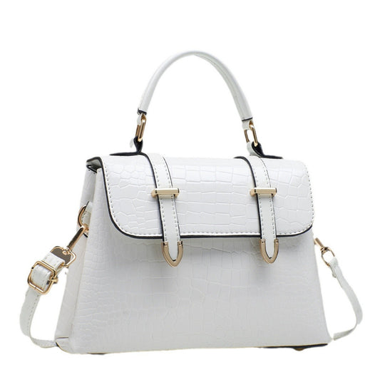 Popular Women's Crocodile Pattern Bright Leather Women's Handbag