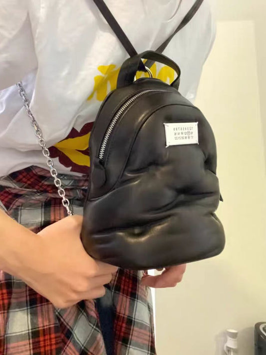 Attractive Trendy Soft Chain Simple Cloud Backpacks