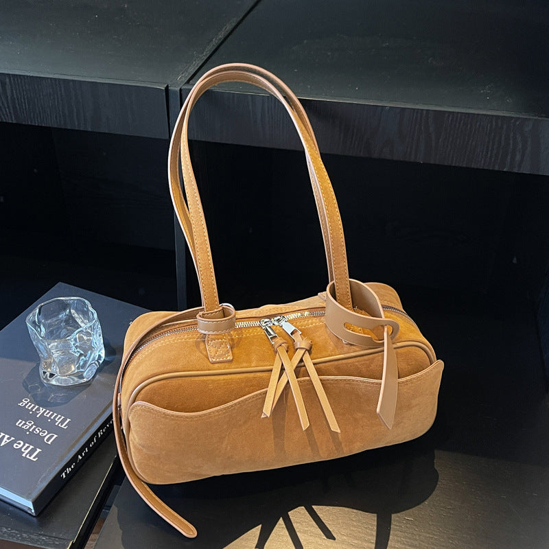Women's Bowling Simple Light Luxury Boston Commuter Bags