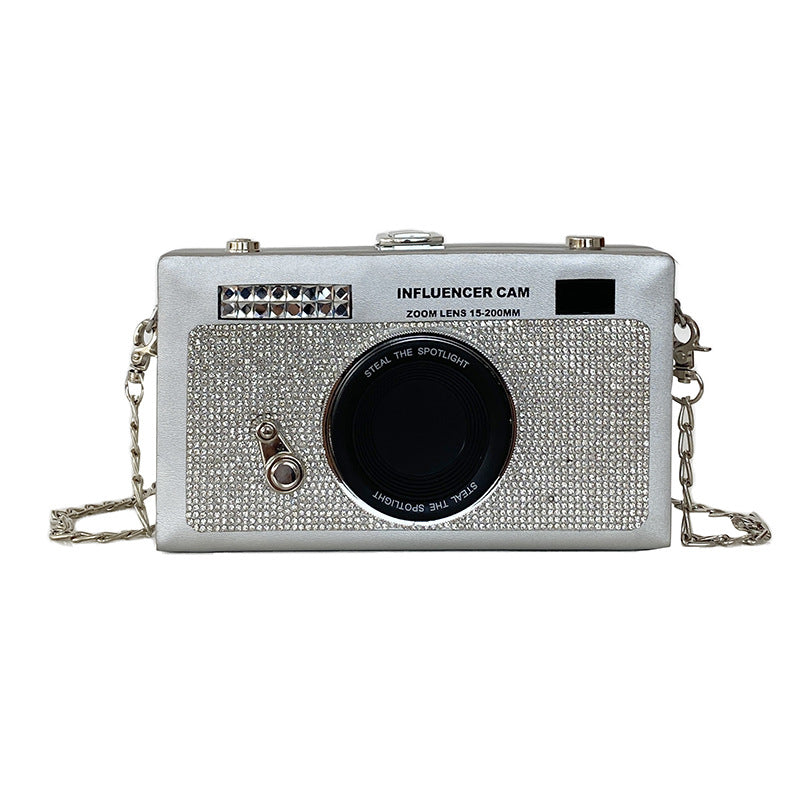Personality Fashion Rhinestone Western Style Chain Women's Shoulder Bag