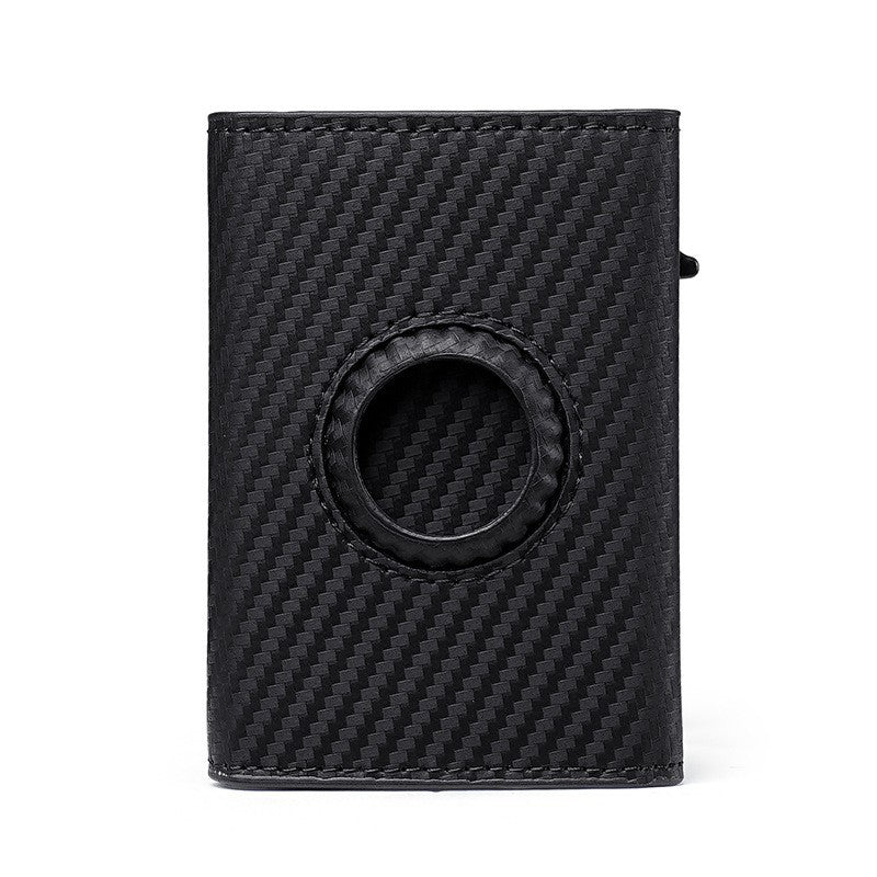 Automatic Pop-up Carbon Fiber Pattern Locator Clamp Aluminum Alloy Bankcards Card Pack Card Sleeve