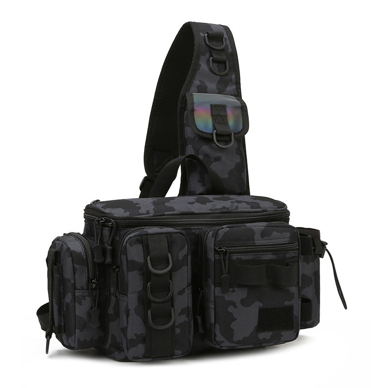 Men's Lure Multifunctional Fishing Pole Insertion Sports Backpack